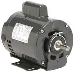 US Motors - 1/4 hp, ODP Enclosure, Auto Thermal Protection, 1,140 RPM, 115/230 Volt, 60 Hz, Single Phase Permanent Split Capacitor (PSC) Motor - Size 56 Frame, Cradle Mount, 1 Speed, Ball Bearings, 6.2/3.1 Full Load Amps, B Class Insulation, Reversible - Exact Industrial Supply