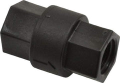 Specialty Mfr - 3/8" Polypropylene Check Valve - Inline, FNPT x FNPT, 125 WOG - Exact Industrial Supply
