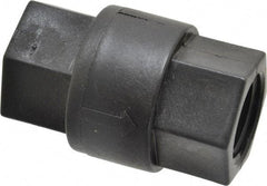 Specialty Mfr - 3/4" Polypropylene Check Valve - Inline, FNPT x FNPT, 125 WOG - Exact Industrial Supply