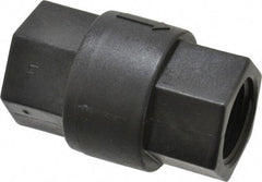 Specialty Mfr - 3/4" Polypropylene Check Valve - Inline, FNPT x FNPT, 125 WOG - Exact Industrial Supply
