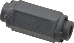 Specialty Mfr - 1/8" PVC Check Valve - Inline, FNPT x FNPT, 125 WOG - Exact Industrial Supply