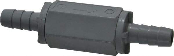 Specialty Mfr - 3/8" PVC Check Valve - Inline, Barb x Barb, 125 WOG - Exact Industrial Supply