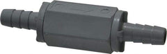 Specialty Mfr - 3/8" PVC Check Valve - Inline, Barb x Barb, 125 WOG - Exact Industrial Supply