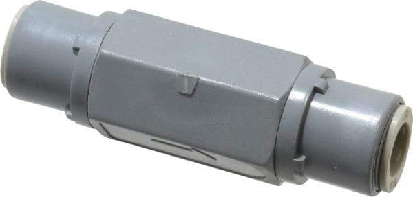 Specialty Mfr - 3/8" PVC Check Valve - Inline, Push To Connect x Push To Connect, 125 WOG - Exact Industrial Supply