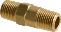 Specialty Mfr - 1/8" Brass Check Valve - Inline, MNPT x MNPT, 500 WOG - Exact Industrial Supply