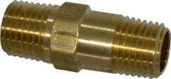 Specialty Mfr - 1/4" Brass Check Valve - Inline, MNPT x MNPT, 500 WOG - Exact Industrial Supply
