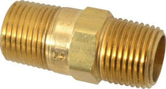 Specialty Mfr - 1/2" Brass Check Valve - Inline, MNPT x MNPT, 500 WOG - Exact Industrial Supply