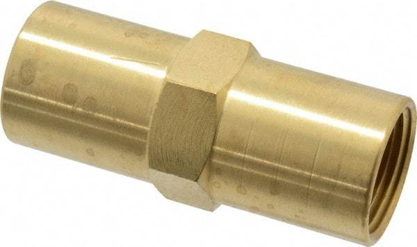 Specialty Mfr - 3/4" Brass Check Valve - Inline, FNPT x FNPT, 500 WOG - Exact Industrial Supply