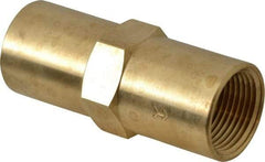 Specialty Mfr - 3/4" Brass Check Valve - Inline, FNPT x FNPT, 500 WOG - Exact Industrial Supply