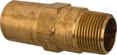 Specialty Mfr - 3/4" Brass Check Valve - Inline, FNPT x MNPT, 500 WOG - Exact Industrial Supply