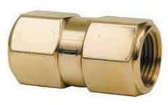 Specialty Mfr - 3/8" Brass Check Valve - Inline, FNPT x FNPT, 1,200 WOG - Exact Industrial Supply