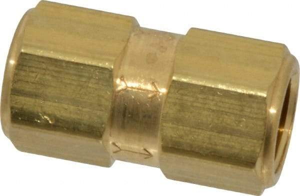 Specialty Mfr - 3/8" Brass Check Valve - Inline, FNPT x FNPT, 1,200 WOG - Exact Industrial Supply