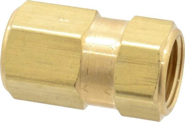 Specialty Mfr - 1/2" Brass Check Valve - Inline, FNPT x FNPT, 1,200 WOG - Exact Industrial Supply