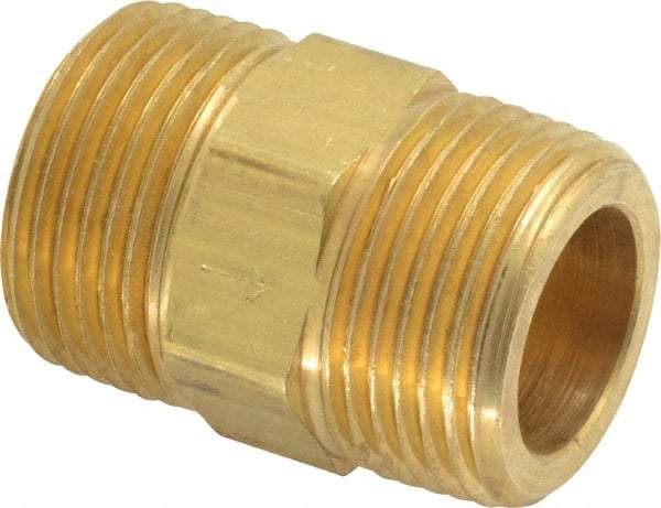 Specialty Mfr - 3/4" Brass Check Valve - Inline, MNPT x MNPT, 1,200 WOG - Exact Industrial Supply