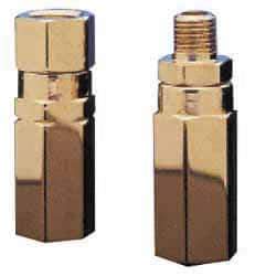 Specialty Mfr - 1/4" Brass Check Valve - Inline, FNPT x FNPT, 3,000 WOG - Exact Industrial Supply