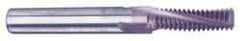 Carmex - 7/16-14 UNC, 0.276" Cutting Diam, 3 Flute, Solid Carbide Helical Flute Thread Mill - Internal Thread, 0.82" LOC, 2-1/2" OAL, 5/16" Shank Diam - Exact Industrial Supply