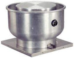 Fantech - 3,297 CFM, 115/230 Volt Direct Centrifugal Ventilator - 30" Rough Opening Length, 30" Rough Opening Width, 1,111 RPM, 3/4 Hp - Exact Industrial Supply