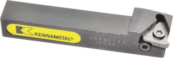 Kennametal - External Thread, Left Hand Cut, 1/2" Shank Width x 1/2" Shank Height Indexable Threading Toolholder - 3-1/4" OAL, LT 16EL Insert Compatibility, LSA Toolholder, Series LT Threading - Exact Industrial Supply