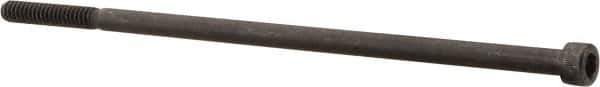 Value Collection - #10-24 UNC Hex Socket Drive, Socket Cap Screw - Alloy Steel, Black Oxide Finish, Partially Threaded, 5" Length Under Head - Exact Industrial Supply