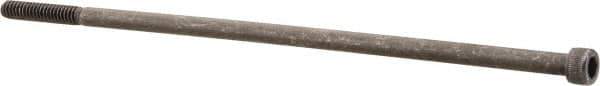 Value Collection - #10-24 UNC Hex Socket Drive, Socket Cap Screw - Alloy Steel, Black Oxide Finish, Partially Threaded, 6" Length Under Head - Exact Industrial Supply