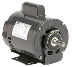 US Motors - 1, 1/3 hp, ODP Enclosure, No Thermal Protection, 1725, 1140 RPM, 208-230 Volt, 60 Hz, Single Phase Capacitor Start-Cap Run Motor - Exact Industrial Supply