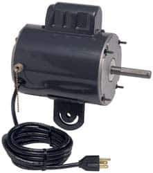 US Motors - 1/4 hp, OAO Enclosure, Auto Thermal Protection, 1,075 RPM, 115 Volt, 60 Hz, Single Phase Permanent Split Capacitor (PSC) Motor - Size 48YZ Frame, Yoke Mount, 2 Speed, Ball Bearings, 5.7 Full Load Amps, B Class Insulation, CCW Lead End - Exact Industrial Supply