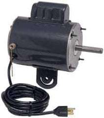 US Motors - 1/4 hp, TEAO Enclosure, Auto Thermal Protection, 1,700 RPM, 115/230 Volt, 60 Hz, Industrial Electric AC/DC Motor - Size 48 Frame, Yoke Mount, 1 Speed, Ball Bearings, 3.4/1.7 Full Load Amps, B Class Insulation, Reversible - Exact Industrial Supply