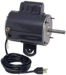 US Motors - 1/2 hp, TEAO Enclosure, Auto Thermal Protection, 1,075 RPM, 115 Volt, 60 Hz, Industrial Electric AC/DC Motor - Size 56 Frame, Yoke Mount, 2 Speed, Sleeve Bearings, 5.7 Full Load Amps, B Class Insulation, Reversible - Exact Industrial Supply