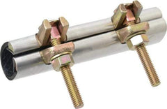 B&K Mueller - 1" Pipe Two Bolt 6" Repair Clamp - For Providing Strong Positive Seal In Repairing Leaking Pipes - Exact Industrial Supply