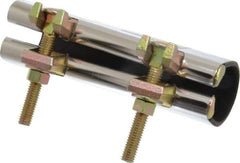 B&K Mueller - 1-1/2" Pipe Two Bolt 6" Repair Clamp - For Providing Strong Positive Seal In Repairing Leaking Pipes - Exact Industrial Supply