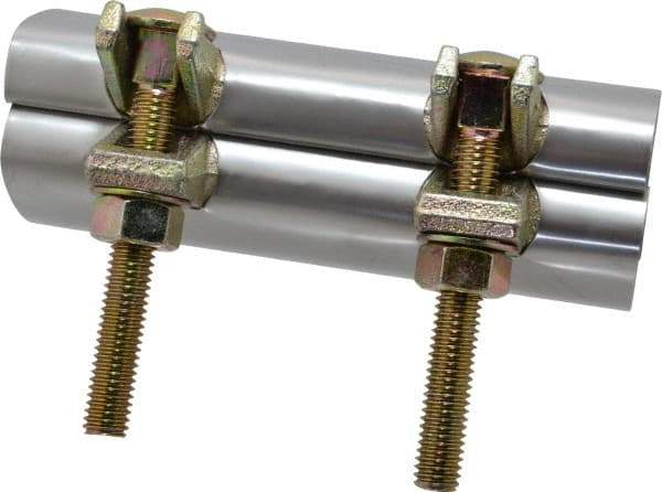 B&K Mueller - 2" Pipe Two Bolt 6" Repair Clamp - For Providing Strong Positive Seal In Repairing Leaking Pipes - Exact Industrial Supply
