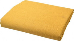 Steiner - 6' High x 6' Wide x 0.051" Thick Acrylic Coated Fiberglass Welding Blanket - Gold, Grommet - Exact Industrial Supply