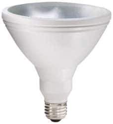 Philips - 25 Watt High Intensity Discharge Flood/Spot Medium Screw Lamp - 3,000°K Color Temp, 1,220 Lumens, 120 Volts, PAR38, 10,500 hr Avg Life - Exact Industrial Supply