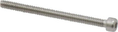 Value Collection - #0-80 UNF Hex Socket Drive, Socket Cap Screw - Grade 18-8 & Austenitic A2 Stainless Steel, Partially Threaded, 3/4" Length Under Head - Exact Industrial Supply