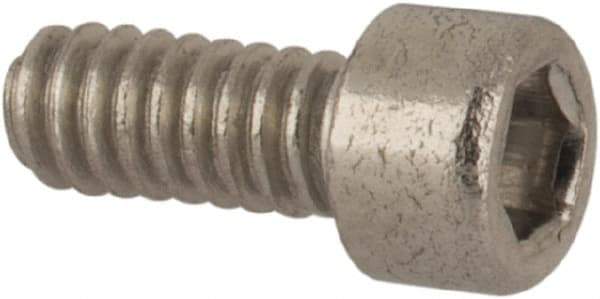 Value Collection - #1-64 UNC Hex Socket Drive, Socket Cap Screw - Grade 18-8 & Austenitic A2 Stainless Steel, Fully Threaded, 3/16" Length Under Head - Exact Industrial Supply