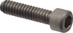 Value Collection - #1-64 UNC Hex Socket Drive, Socket Cap Screw - Grade 18-8 & Austenitic A2 Stainless Steel, Fully Threaded, 5/16" Length Under Head - Exact Industrial Supply