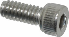 Value Collection - #5-40 UNC Hex Socket Drive, Socket Cap Screw - Grade 18-8 & Austenitic A2 Stainless Steel, Fully Threaded, 5/16" Length Under Head - Exact Industrial Supply