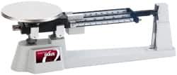 Ohaus - 610 g, 0.1 g Graduation, Triple Beam Balance - 6" Platform Diam - Exact Industrial Supply