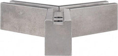 Abbott Workholding Products - 10" & Up Chuck Capacity, 1.5mm x 60° Serrated Attachment, Square Soft Lathe Chuck Jaw - 3 Jaws, Steel, 1.1811" Btw Mount Hole Ctrs, 4-1/2" Long x 1-1/2" Wide x 2" High, 0.6299" Groove, 0.4724" & 12mm Fastener - Exact Industrial Supply