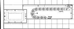 Igus - 3 Ft. Long, Igumid G and Igumid NB, Snap Open Cable and Hose Carrier - 0.39 Inch Inside Width x 0.57 Inch Inside Height, 0.72 Inch Outside Width x 0.76 Inch Outside Height, 1-1/2 Inch Bend Radius - Exact Industrial Supply