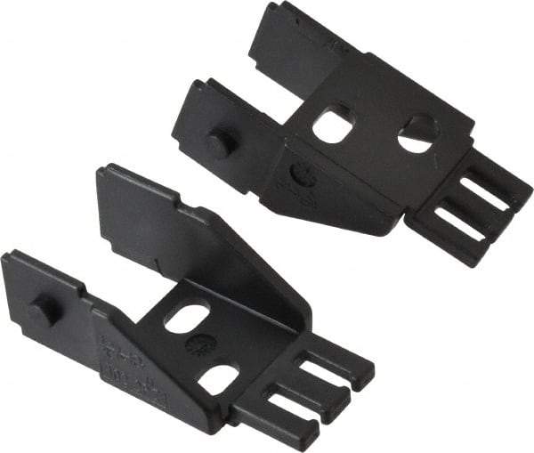 Igus - 1.42 Inch Outside Width x 0.94 Inch Outside Height, Cable and Hose Carrier Steel Zipper Mounting Bracket Set - 1-1/2 Inch Bend Radius, 0.98 Inch Inside Width x 0.67 Inch Inside Height - Exact Industrial Supply