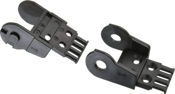 Igus - 2.13 Inch Outside Width x 1.38 Inch Outside Height, Cable and Hose Carrier Plastic Open Mounting Bracket Set - 2.17 Inch Bend Radius, 1.05 Inch Inside Width x 0.98 Inch Inside Height - Exact Industrial Supply