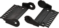 Igus - 4.69 Inch Outside Width x 1.38 Inch Outside Height, Cable and Hose Carrier Plastic Open Mounting Bracket Set - 4.92 Inch Bend Radius, 4.06 Inch Inside Width x 0.98 Inch Inside Height - Exact Industrial Supply