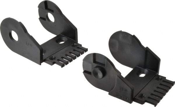 Igus - 3.74 Inch Outside Width x 2.52 Inch Outside Height, Cable and Hose Carrier Plastic Open Mounting Bracket Set - 3.94 Inch Bend Radius, 2.95 Inch Inside Width x 1.77 Inch Inside Height - Exact Industrial Supply