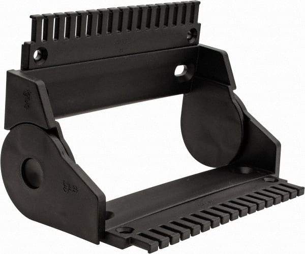 Igus - 7.68 Inch Outside Width x 2.52 Inch Outside Height, Cable and Hose Carrier Plastic Open Mounting Bracket Set - 3.94 Inch Bend Radius, 6.89 Inch Inside Width x 1.77 Inch Inside Height - Exact Industrial Supply