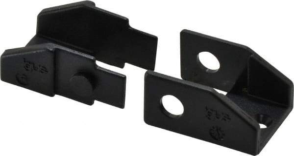 Igus - 0.89 Inch Outside Width x 0.59 Inch Outside Height, Cable and Hose Carrier Plastic Zipper Mounting Bracket Set - 1.1 Inch Bend Radius, 0.63 Inch Inside Width x 0.41 Inch Inside Height - Exact Industrial Supply