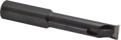 Made in USA - 0.7" Min Bore Diam, 4-1/2" OAL, 3/4" Shank Diam, Indexable Boring Bar - 2-1/2" Max Bore Depth, TPG 320 Insert, Clamp Holding Method - Exact Industrial Supply