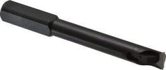 Made in USA - 0.7" Min Bore Diam, 5-3/4" OAL, 3/4" Shank Diam, Indexable Boring Bar - 3-3/4" Max Bore Depth, TPG 320 Insert, Clamp Holding Method - Exact Industrial Supply
