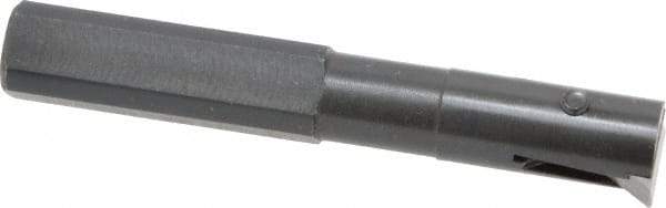 APT - 1/2" Min Bore Diam, 3" OAL, 1/2" Shank Diam, Indexable Boring Bar - 1-1/2" Max Bore Depth, TPG 221 Insert, Screw Holding Method - Exact Industrial Supply