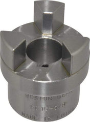 Boston Gear - 5/8" Max Bore Diam, FC15 Coupling Size, Flexible Half Coupling - 1-1/2" OD, 2.76" OAL, Steel - Exact Industrial Supply